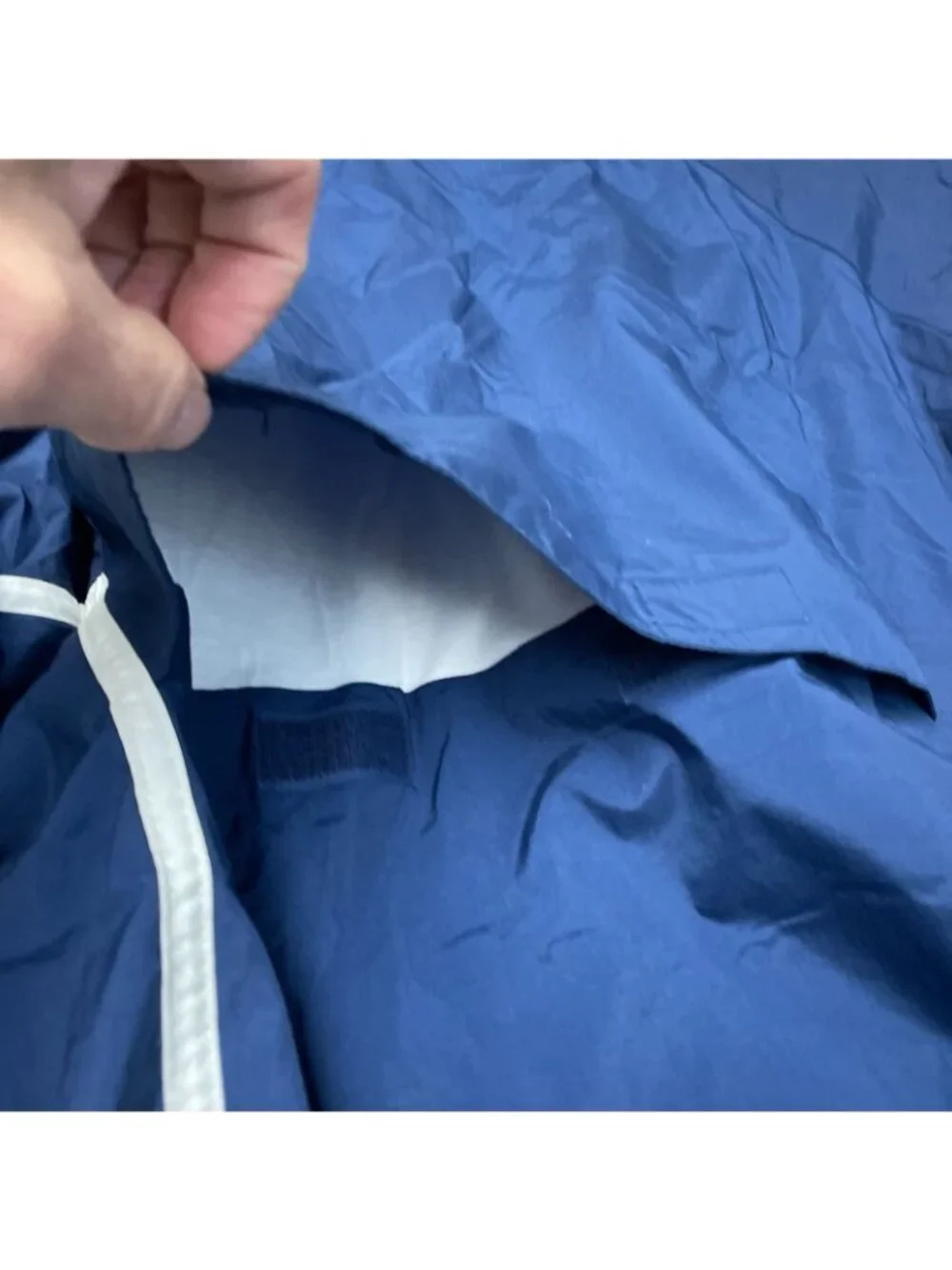 Speedo Men's XL Blue & Yellow Nylon Half-Zip Windbreaker Jacket i2054